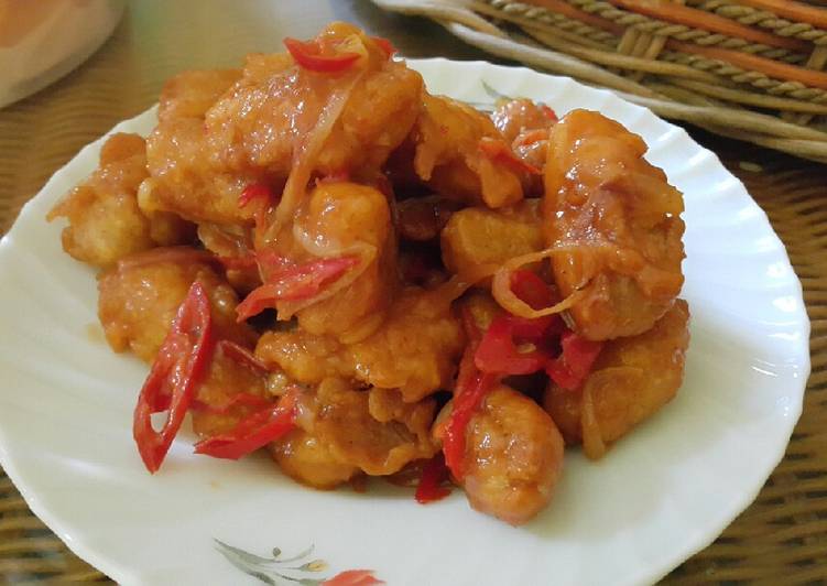 Ikan Patin Goreng Tepung Saus Pedas Manis