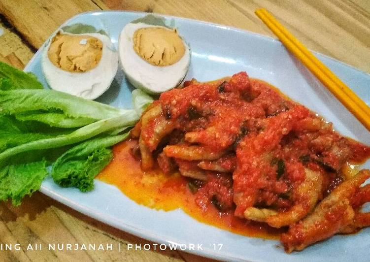 resep makanan Ceker pedas ??????????