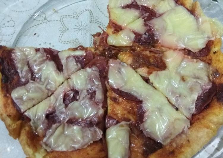 Pizza ala bread pudding (#BikinRamadanBerkesan)