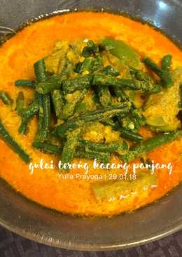 Gulai Terong Kacang Panjang