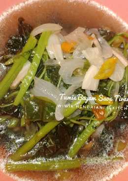 95. Tumis Bayam Saos Tiram