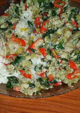 Bayam Orek Telur