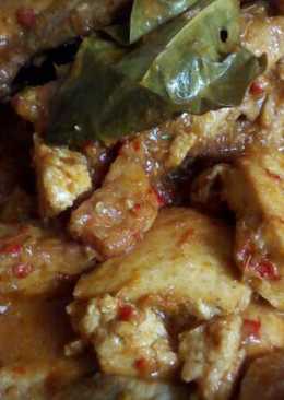 Semur Ayam Santan dengan Tahu Tempe