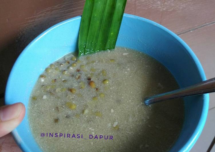 bahan dan cara membuat Bubur Kacang Hijau