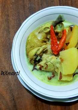 Opor Ayam & Pepaya Muda