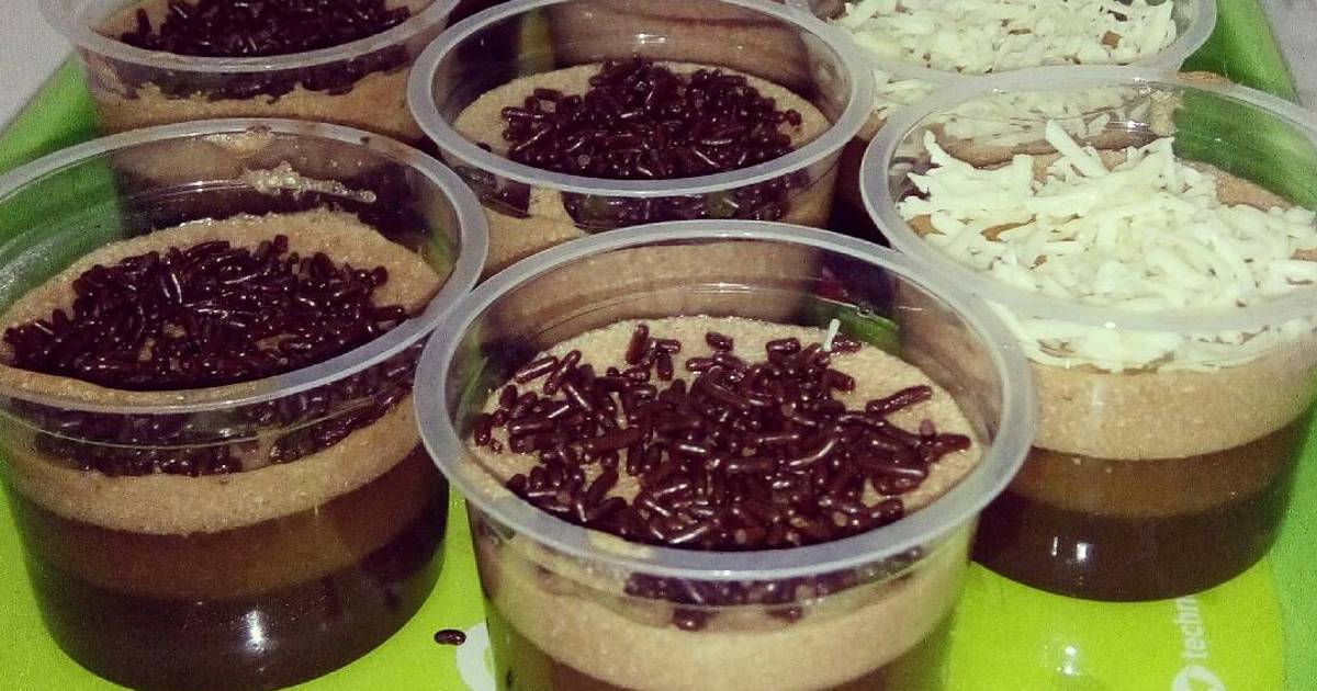 6 resep  puding terapung coklat yummy  enak dan sederhana 