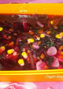 Sayur bayem merah