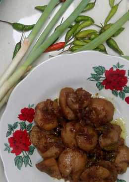 Jengkol kecap pedas