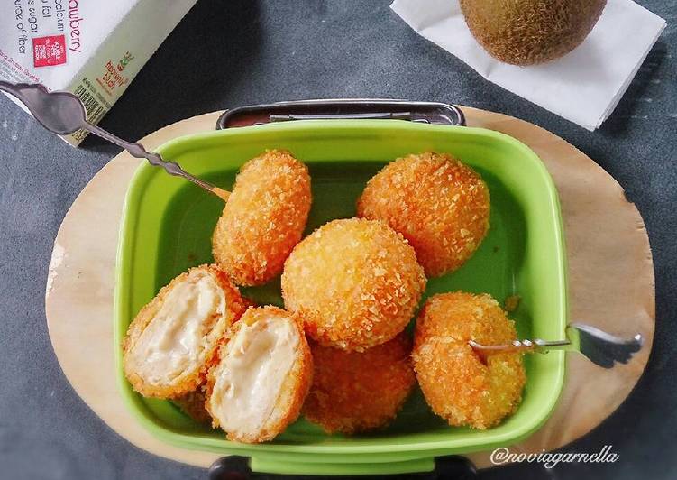 Resep Chicken nugget isi keju Oleh Nella