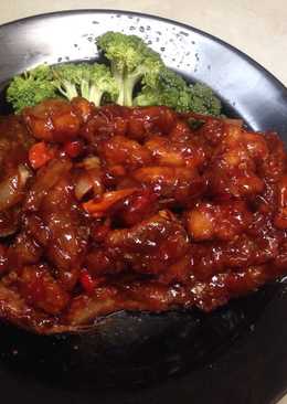 Ikan mujair asam manis