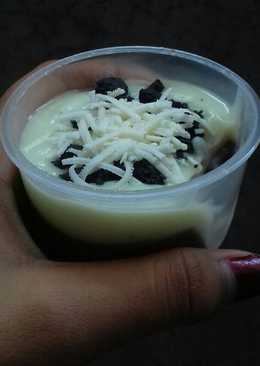 Puding Coklat fla oreo keju