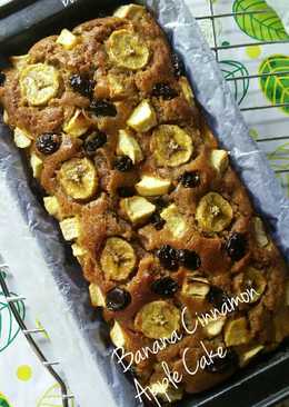 Banana Cinnamon Apple Cake