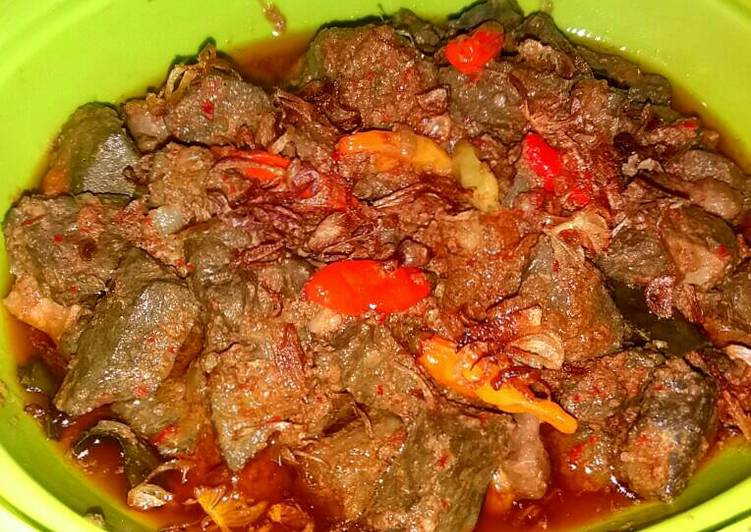  Resep Hati sapi bumbu pedas oleh Zia Fauzia Cookpad