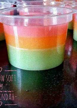 Rainbow Soft Pudding