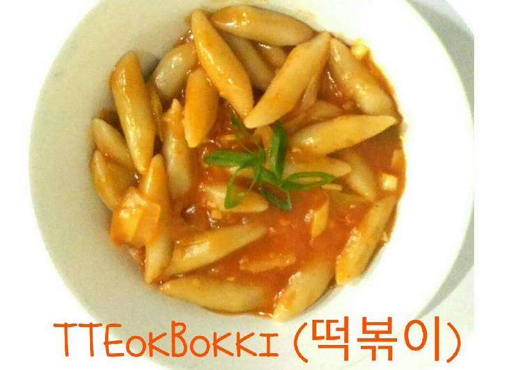 gambar untuk cara membuat Tteokbokki