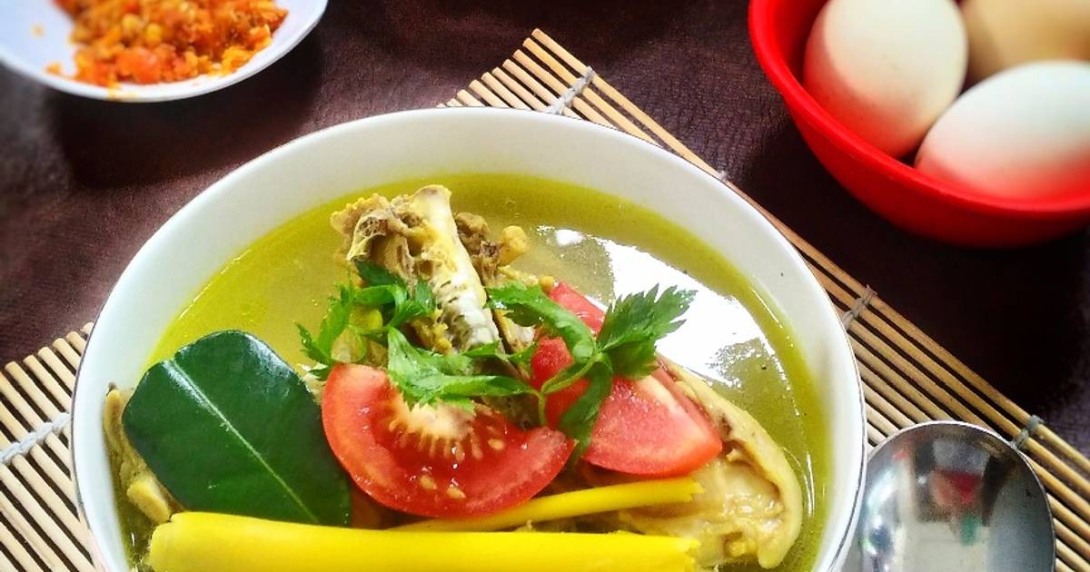 Resep Soto ayam kampung oleh Mamaquink - Cookpad