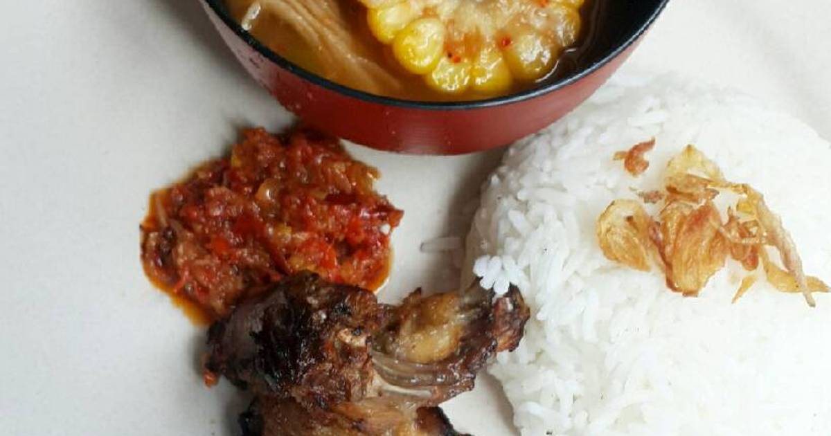 Resep Nasi Uduk Ayam Kalasan ala Riska