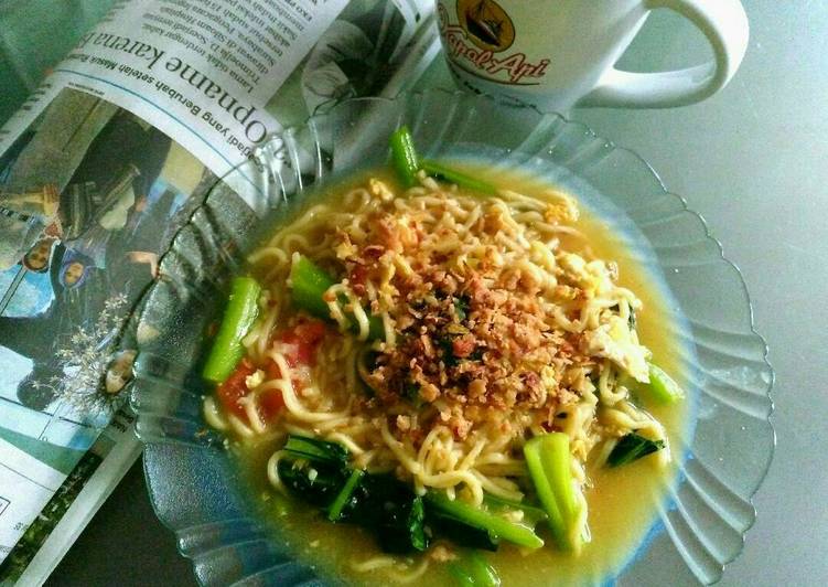 resep Mie Godog Jawa (Mie Kuah Jawa)