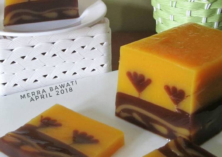  Resep  Puding  Labu  Kuning  Coklat  Bentuk Rumput oleh Merra 