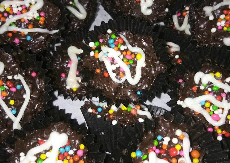 resep makanan Biskuit Coklat Pelangi (Kue Lebaran)