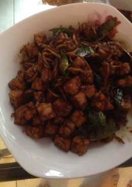 Tempe Teri Kecap Cabe Ijo