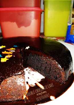 Simple Double Chocolate Cake Super Moist No Mixer No Oven