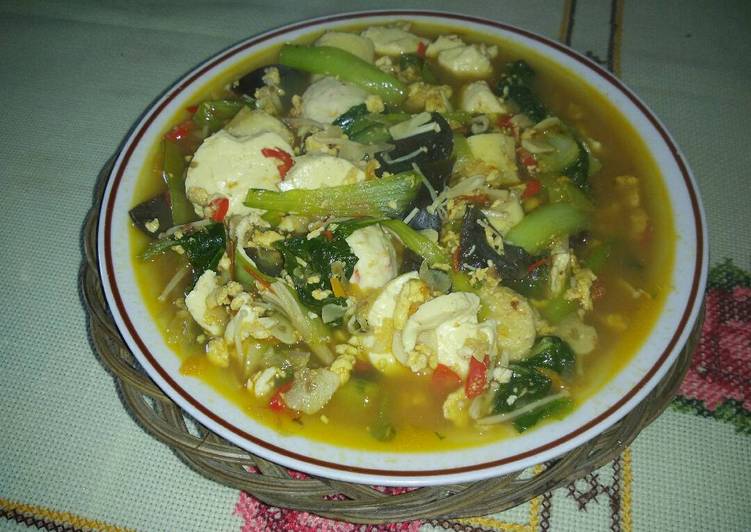 resep masakan Tumis Pokcay Jamur Baso