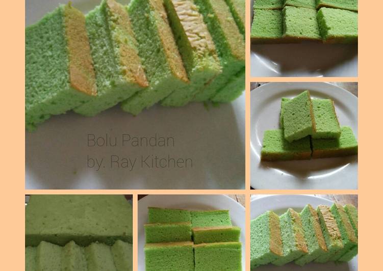 gambar untuk resep Bolu pandan lembut