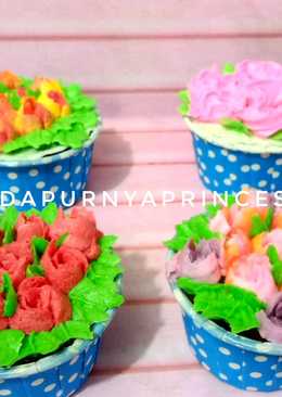 Cupcake hias lembut & kokoh
