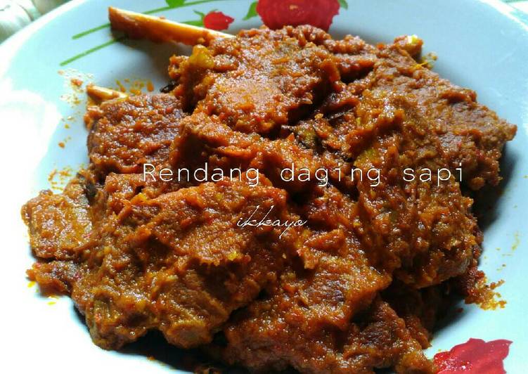 resep Rendang daging sapi