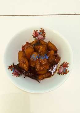 Semur kentang kering