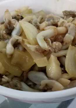 Kerang Bambu saos tiram