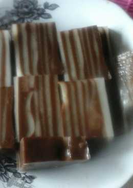 Lapis agar coklat susu