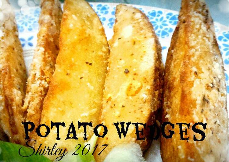 cara membuat Potato Wedges