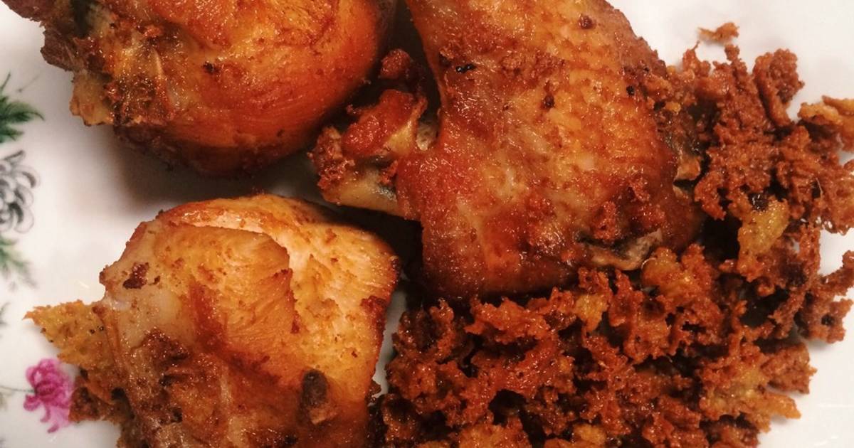 Resep Ayam goreng kremes ala Dea