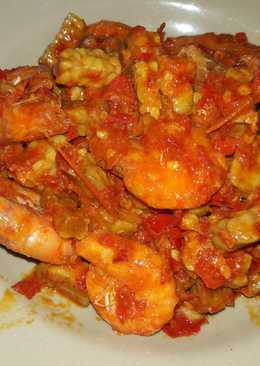 Sambal udang tempe