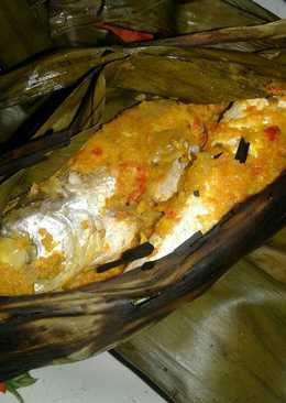 Pepes Kuning Ikan Tunul