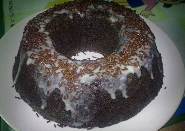 gambar untuk cara membuat Cake coklat kukus