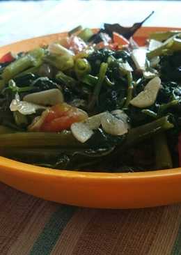 Tumis kangkung saus tiram