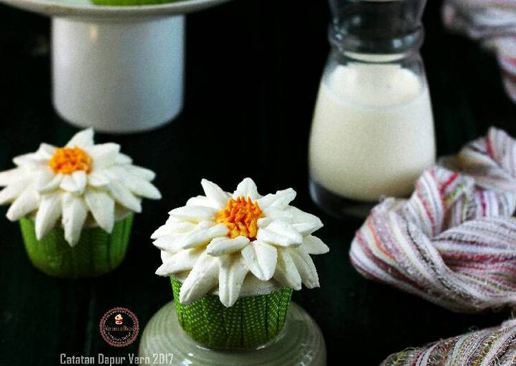 bahan dan cara membuat Cupcake (buttercake dasar 2 telur)