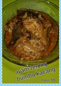 Ayam terong bumbu kacang