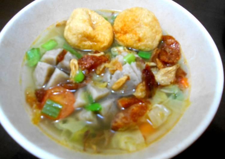 resep masakan Sop Bakso Tahu Bulat