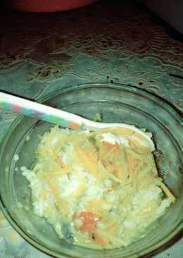 Nasi sayur ikan pilet bumbu kuning 10M