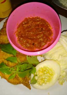 Sambel ala pecel lele mantap