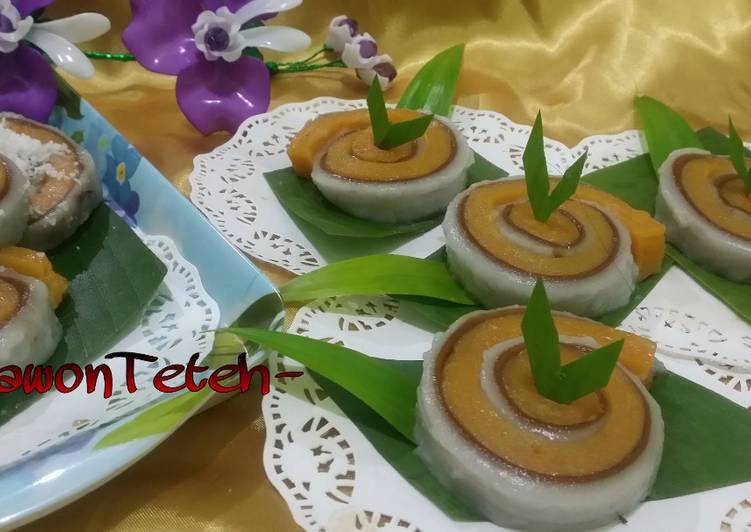 gambar untuk resep Kue Talam Gulung Ubi Jalar