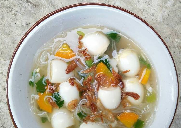 gambar untuk resep Sup Telur Puyuh