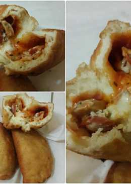 Pizza Goreng a.k.a Panada Isi Toping Pizza