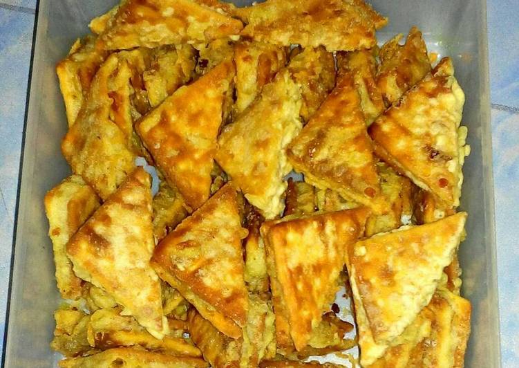 resep masakan Crackers isi kentang wortel