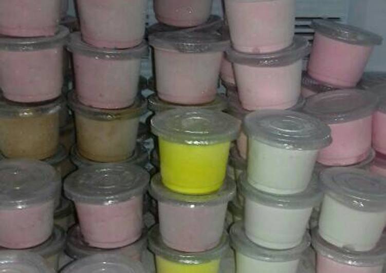 resep Es cream susu