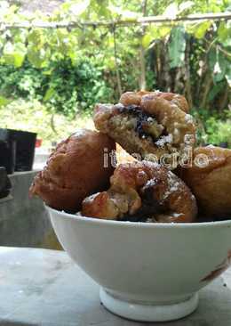 Donat empuk pisang isi coklat